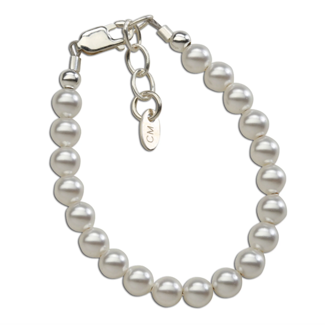 Serenity 2 Silver Bracelet With Tiny Czech Pearls