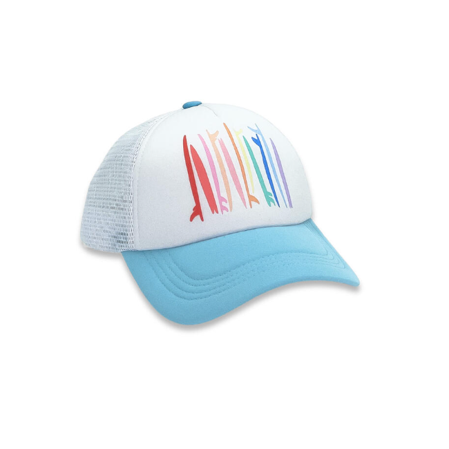 Rainbow Surf Trucker Hat