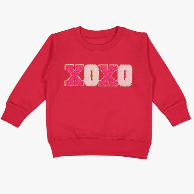 XOXO Patch Valentine's Day Sweatshirt