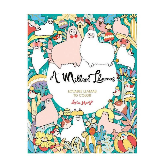 A Million Llamas Coloring Book