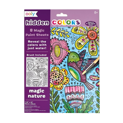 Hidden Colors Magic Paint Sheets - Magic Nature