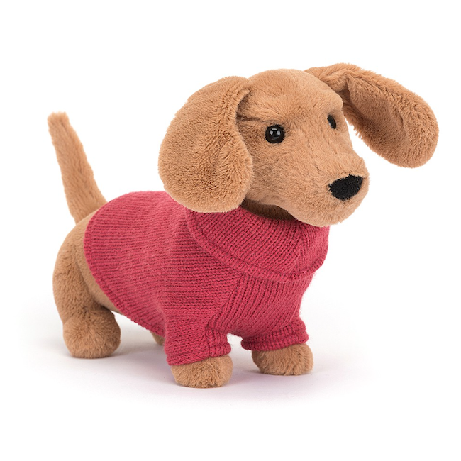 Sweater Sausage Dog Pink