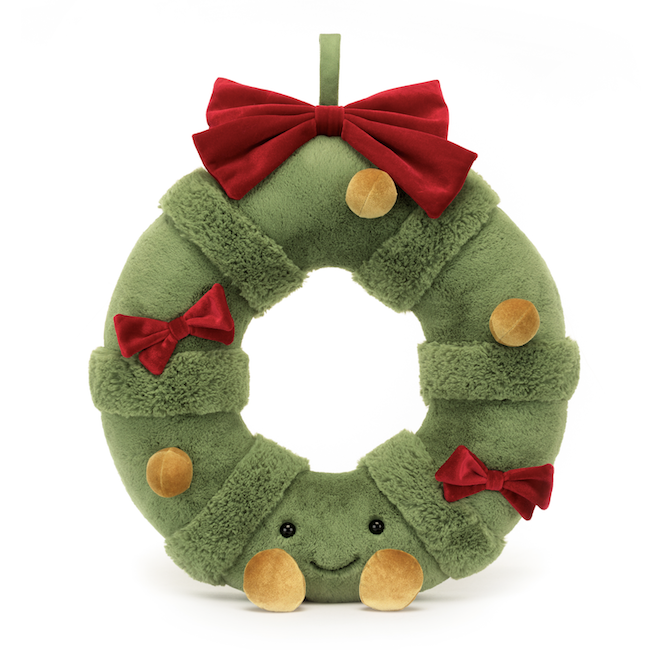 Amuseables Decorated Christmas Wreath