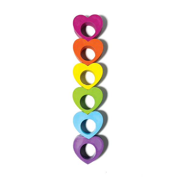 Heart Ring Crayons - 6 Pack
