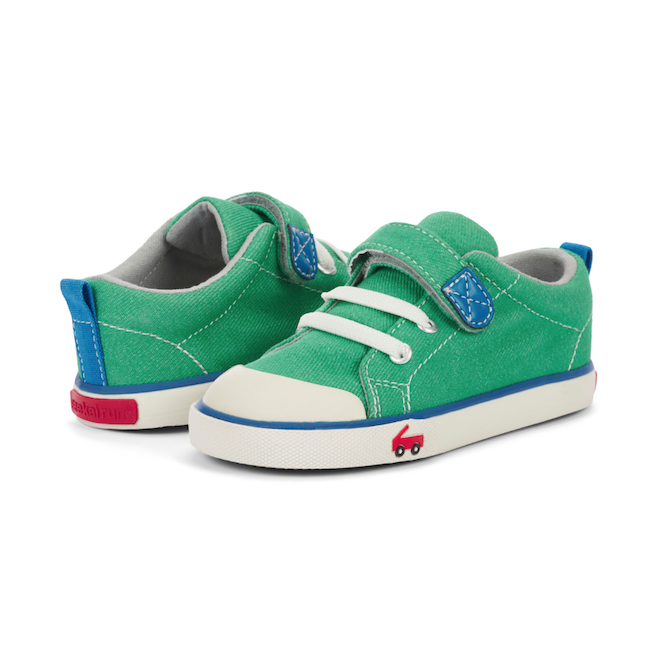 Stevie  Sneaker in Green/Blue