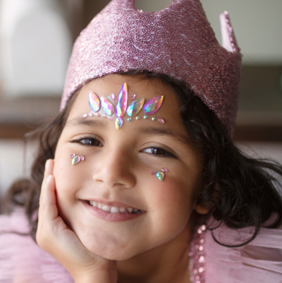 Pink Unicorn Face Crystals