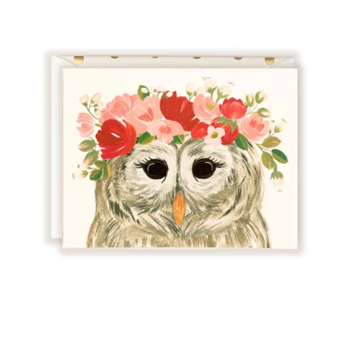 Lady Owl Card