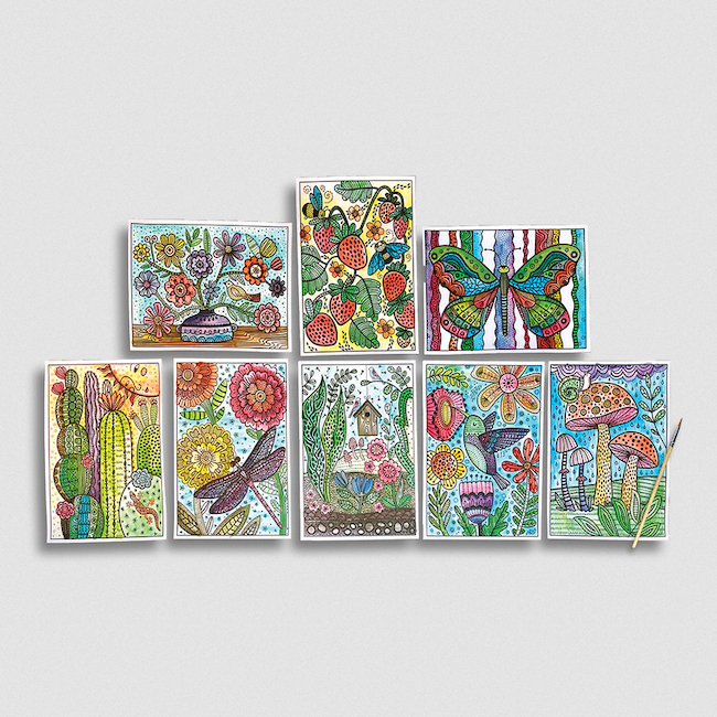 Hidden Colors Magic Paint Sheets - Magic Nature
