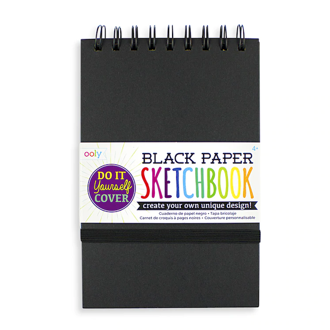 Black Diy Sketchbook