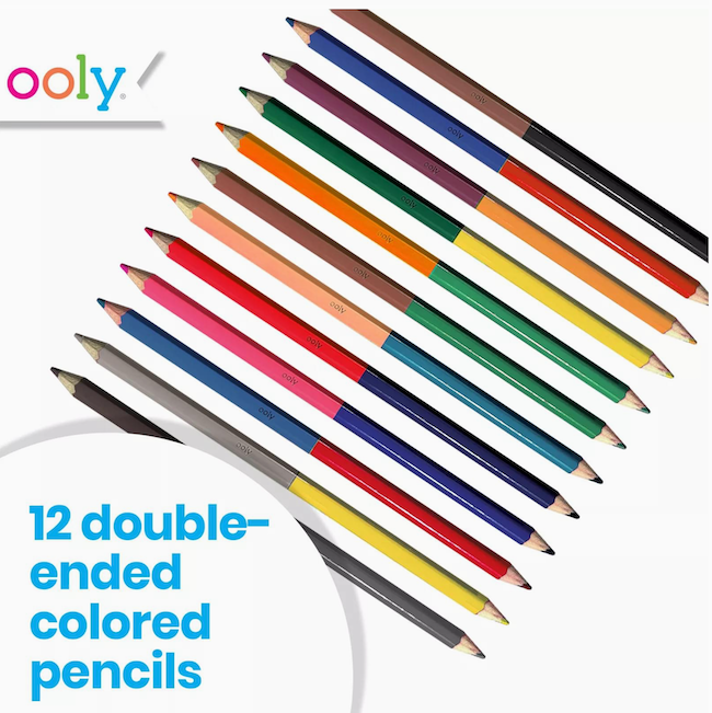 2 of A Kind Double-Ended Colored Pencils