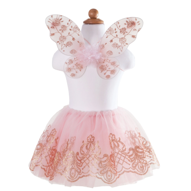 Rose Gold Wings And Tutu Size 4 - 6