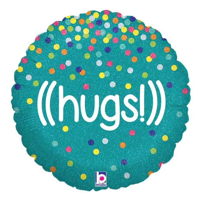 Glittering  Hugs Balloon 18"