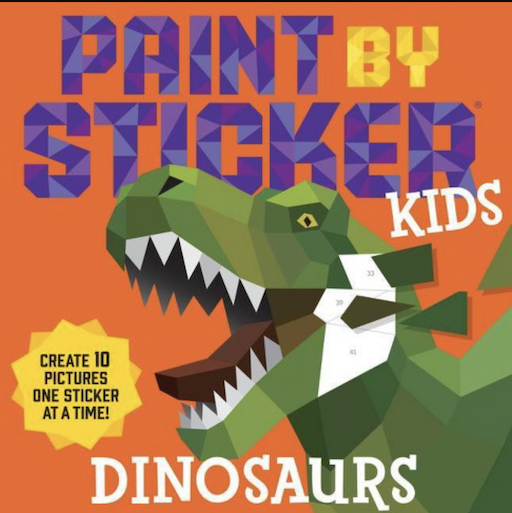 Paint By Sticker Kids Dinosaurs