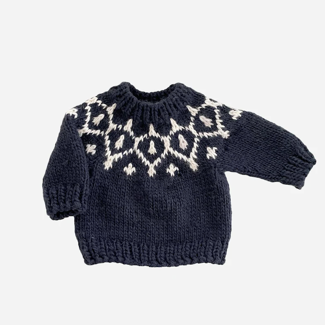 Icicle Sweater In Navy