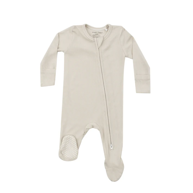 Ribbed - 2 Way Zipper Footie