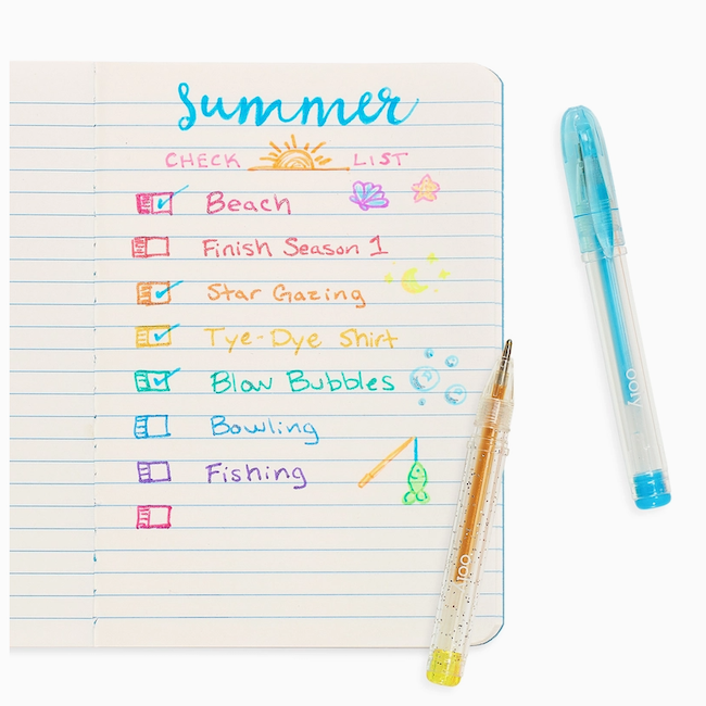 Mini Doodlers Fruity Scented Gel Pens - Set of 20