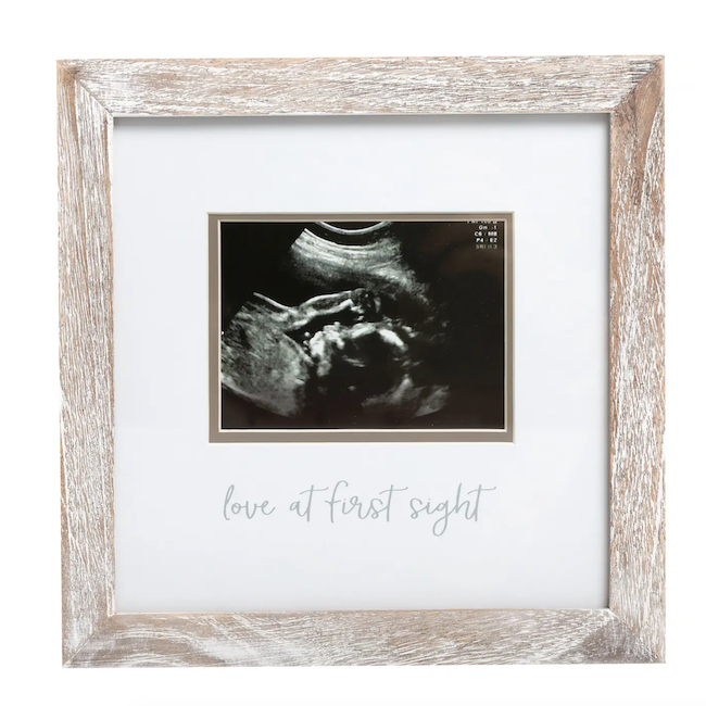 Rustic Sonogram Photo Frame