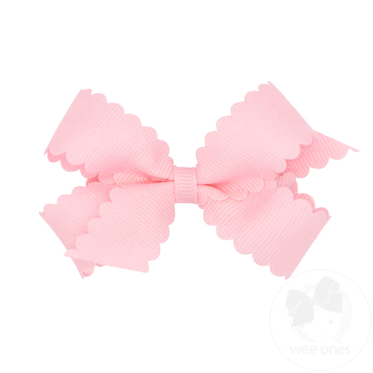 Mini Scalloped Edge Bow