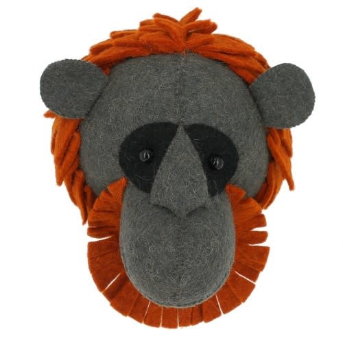 Mini Orangutan Wall Mount Head