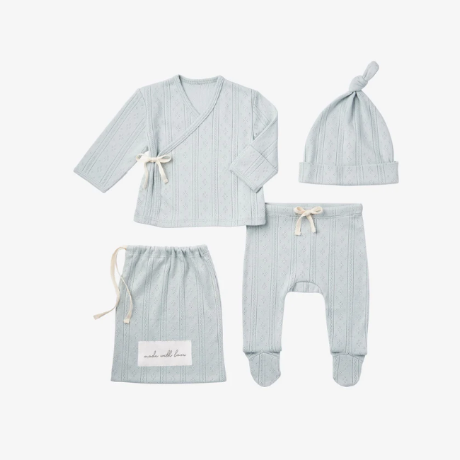 Pointelle Layette Gift Set