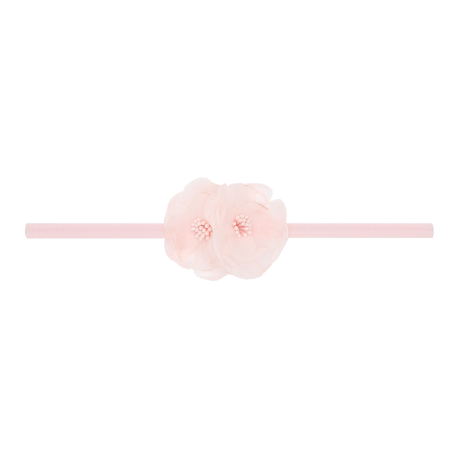 Flower Skinny Soft Nylon Headband