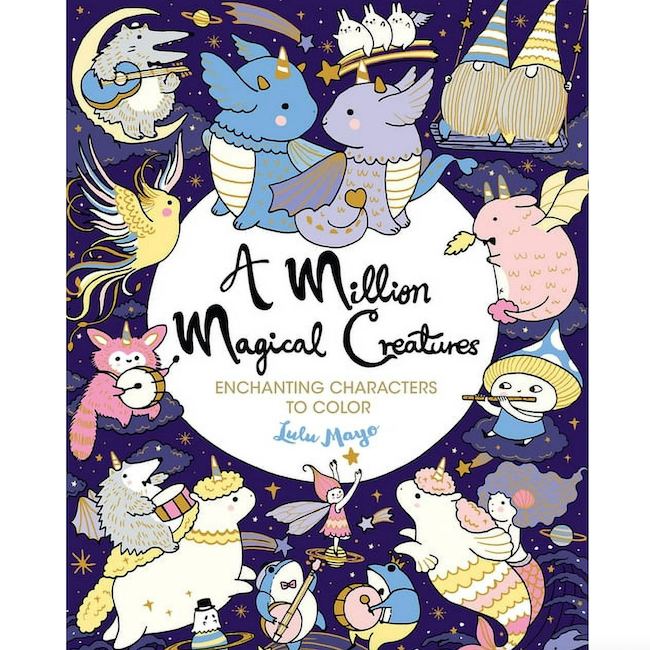 A Million Magical Creatures Coloring Book