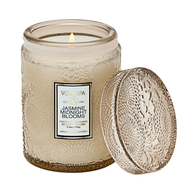 Jasmine Midnight Blooms Small Jar Candle