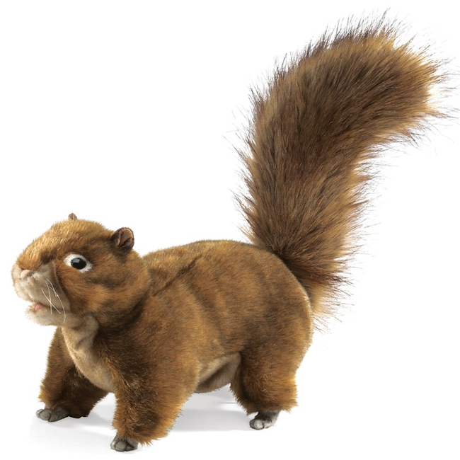 Red Squirrel Hand Puppet