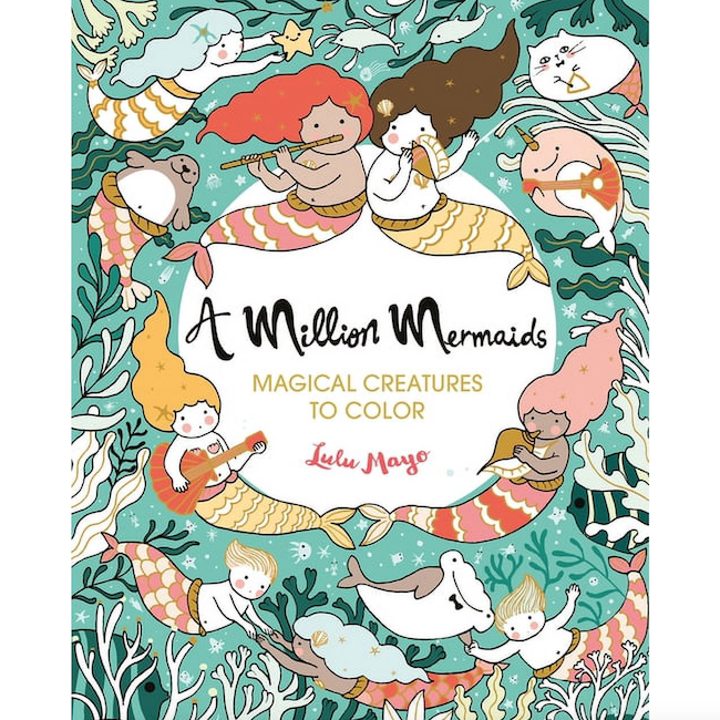 A Million Mermaids Coloring Book