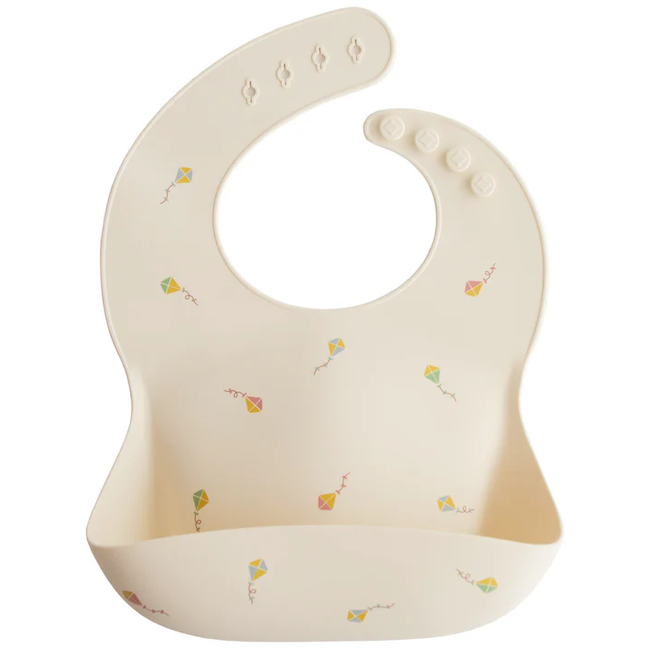Silicone Baby Bib - Kites