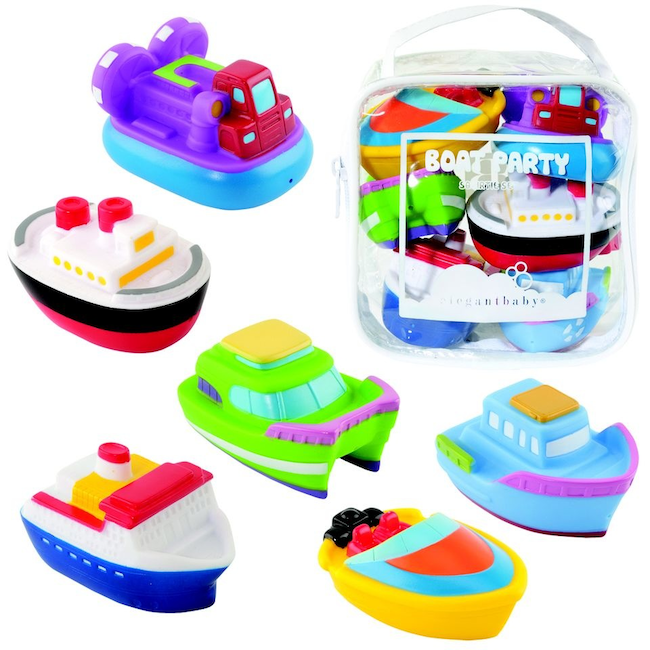 Boat Party Squirtie Baby Bath Toy