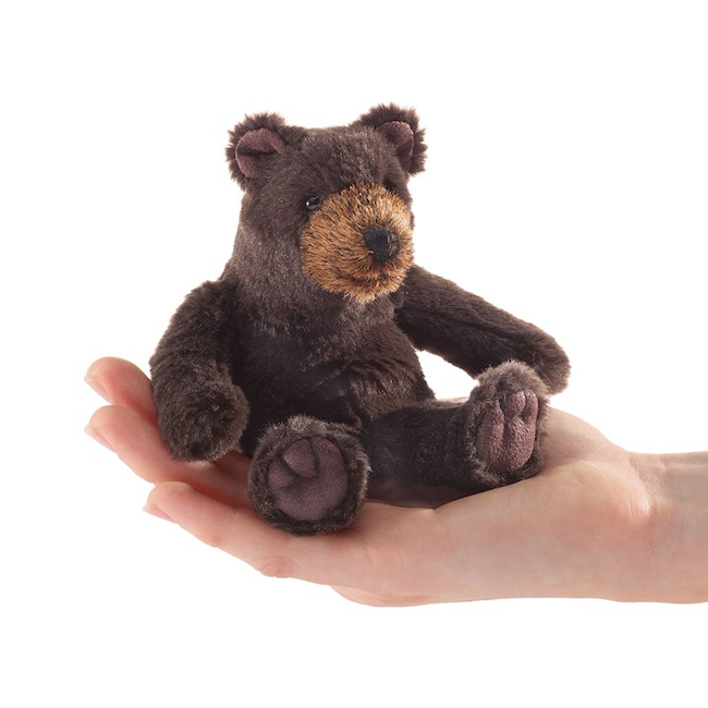 Mini Sitting Bear Finger Puppet