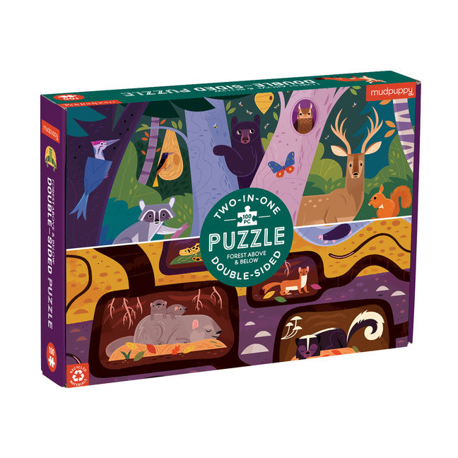 Forest Above And Below 100 Piece Double Sided Puzzle