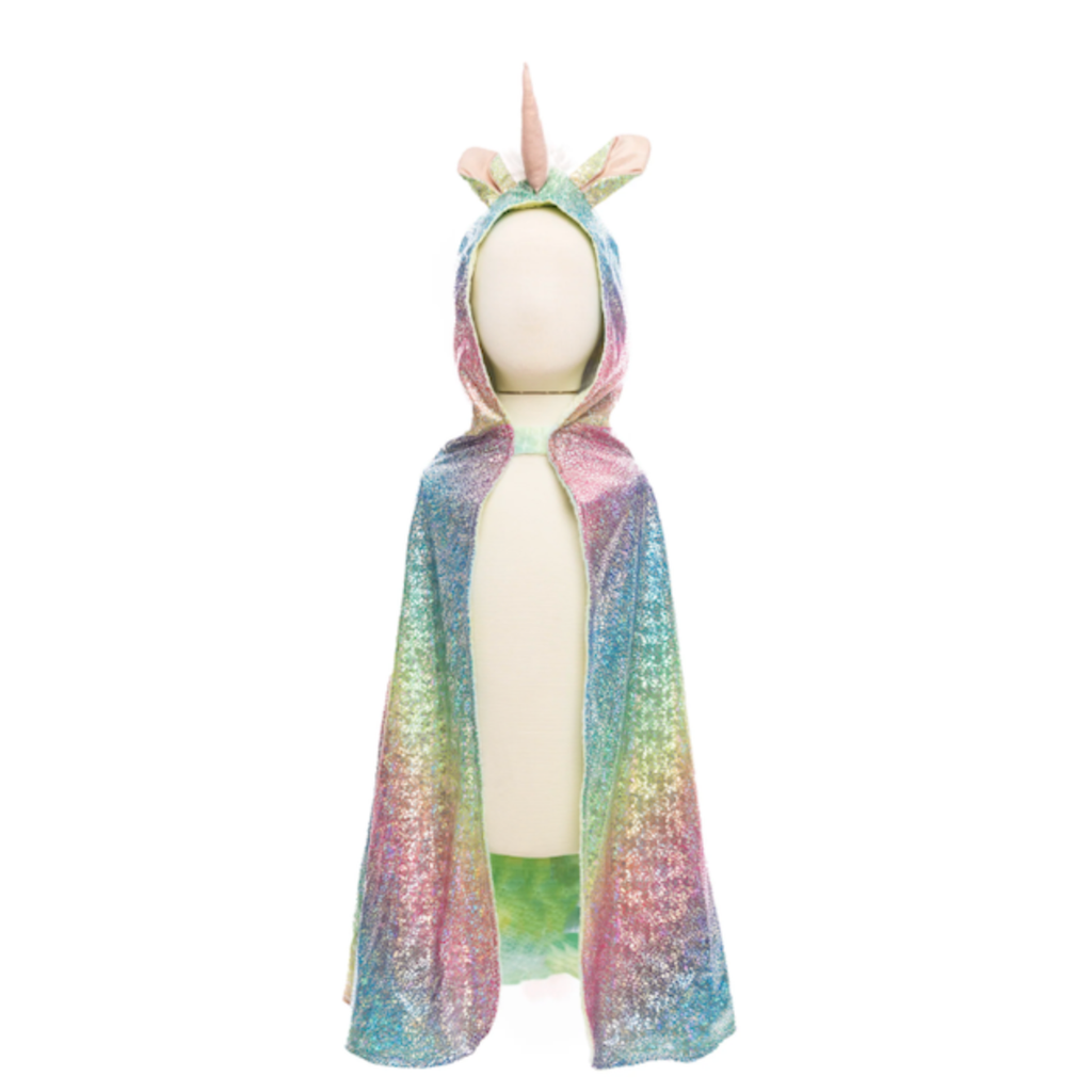 Rainbow Reversible Unicorn/Dragon Cape