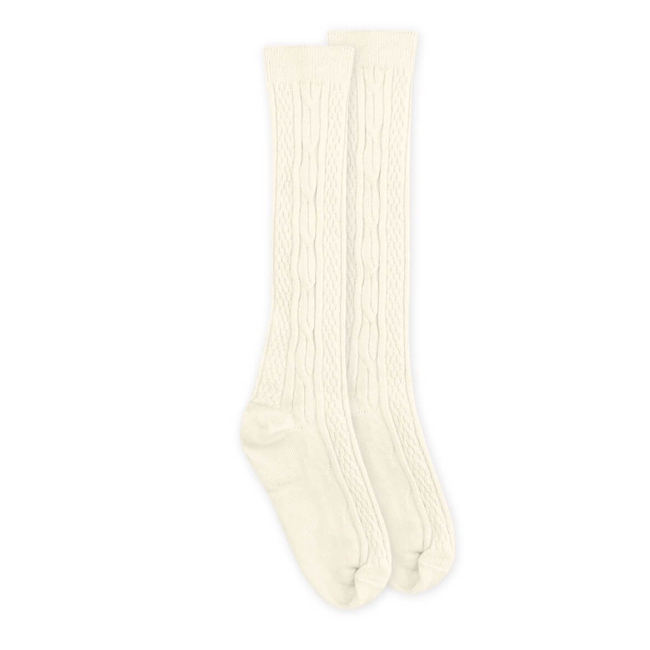 Cable Knee High Socks