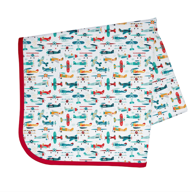 Retro Airplanes Splash Mat