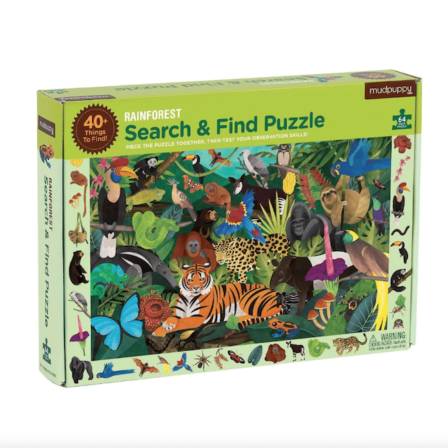 Rainforest Search And Find Puzzle