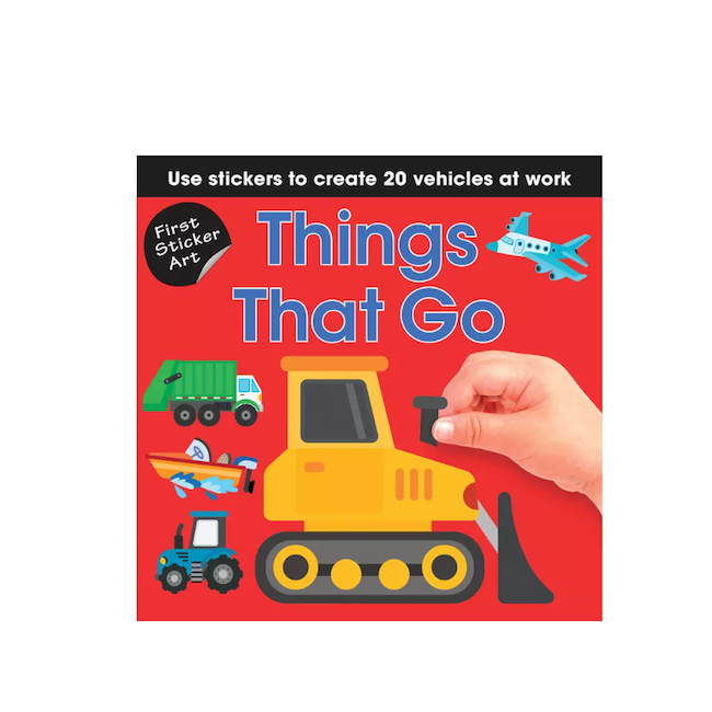 First Sticker Art: Things That Go