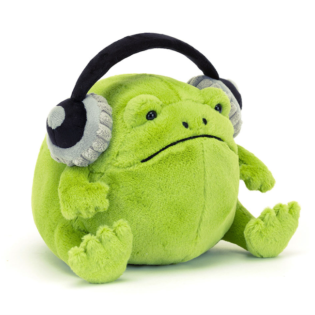Ricky Rain Frog Headphones