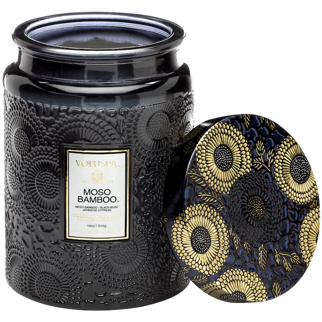 Moso Bamboo Large Jar Candle