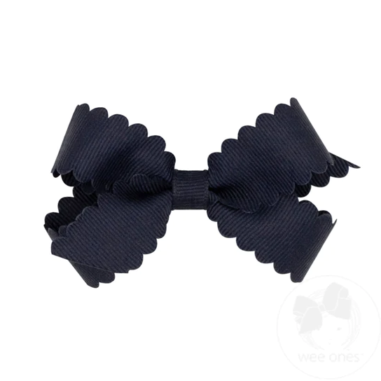 Mini Scalloped Edge Bow