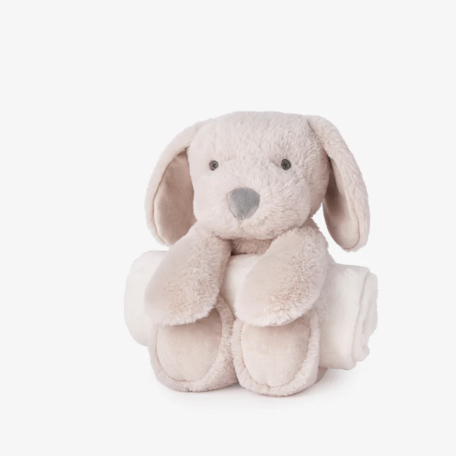 Puppy Bedtime Huggie Plush Toy with Blanket