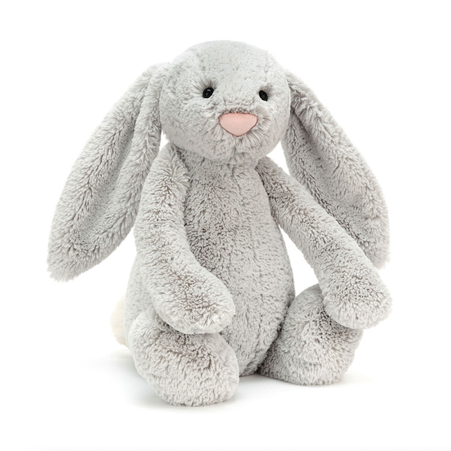 Bashful Huge Silver Bunny