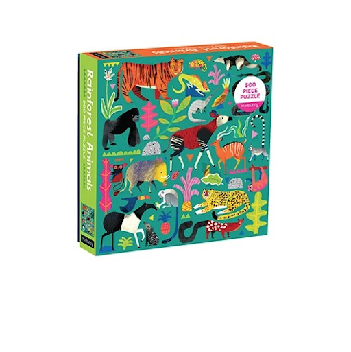 Rainforest Animals 500 Piece Puzzle