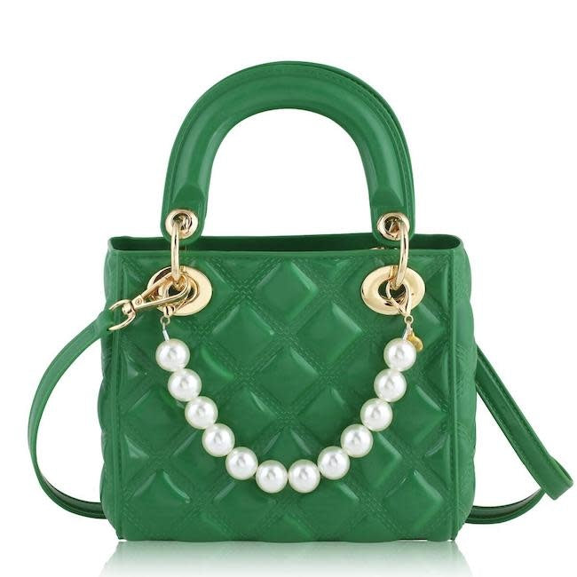 Pearl Quilted Jelly Kids Handbag