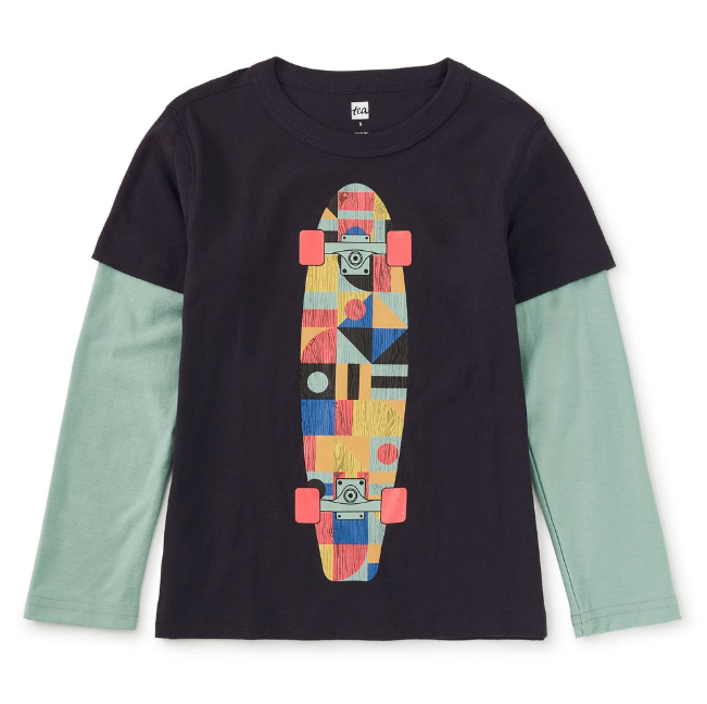 Skateboard Layered Tee