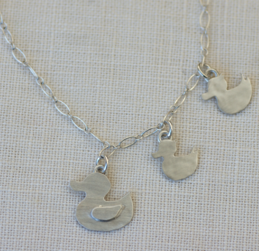 Mama Ducky & Duckling Necklace - BB148696