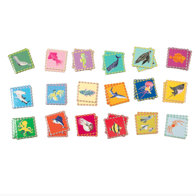 Sea Little Square Memory Game