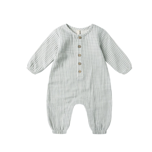"Color: Blue Gingham","Size: 0-3 Months"