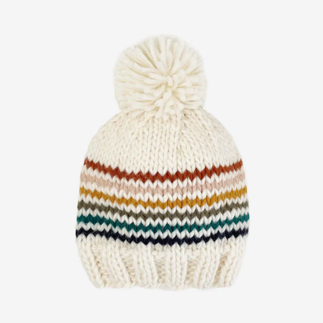 Rainbow Stripe Hat Retro